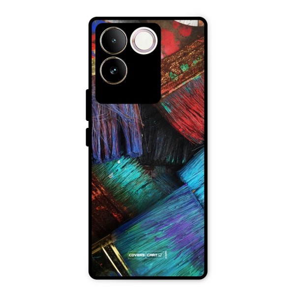 Magic Brushes Metal Back Case for iQOO Z7 Pro