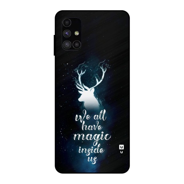 Magic Inside Metal Back Case for Galaxy M51