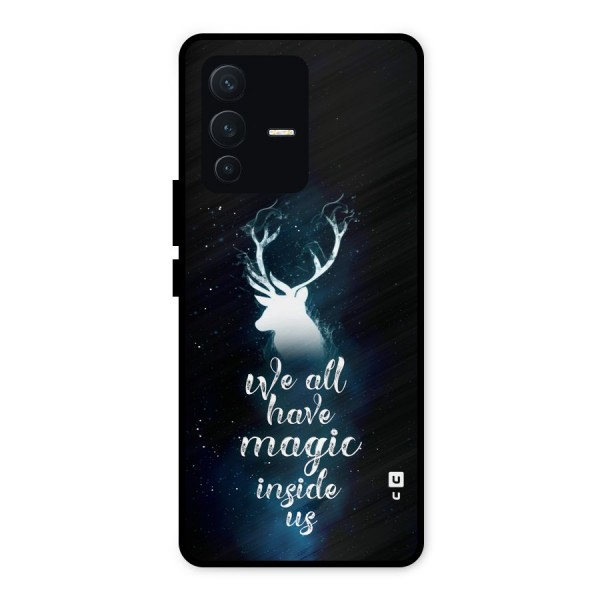Magic Inside Metal Back Case for Vivo V23 5G