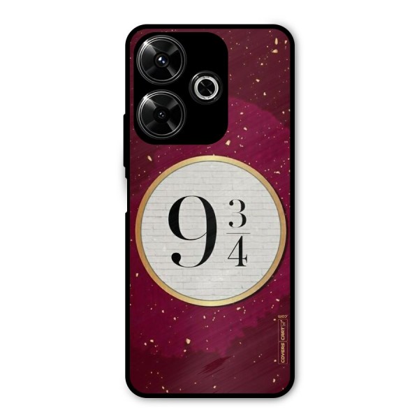 Magic Number Metal Back Case for Poco M6 Plus
