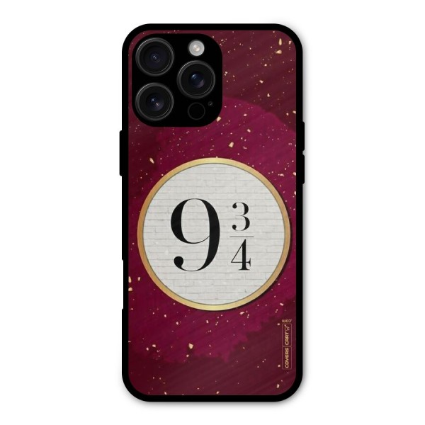 Magic Number Metal Back Case for iPhone 16 Pro Max