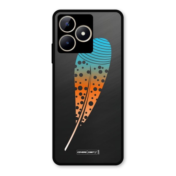 Magical Feather Metal Back Case for Realme C53