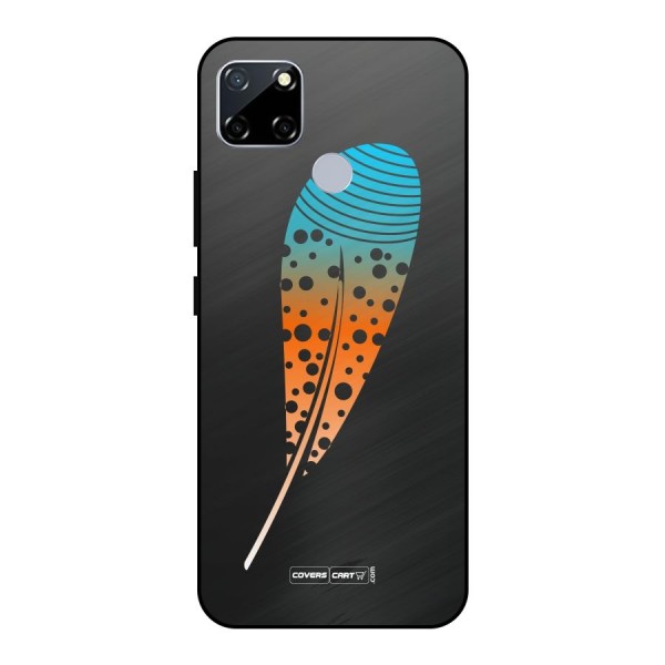 Magical Feather Metal Back Case for Realme Narzo 30A