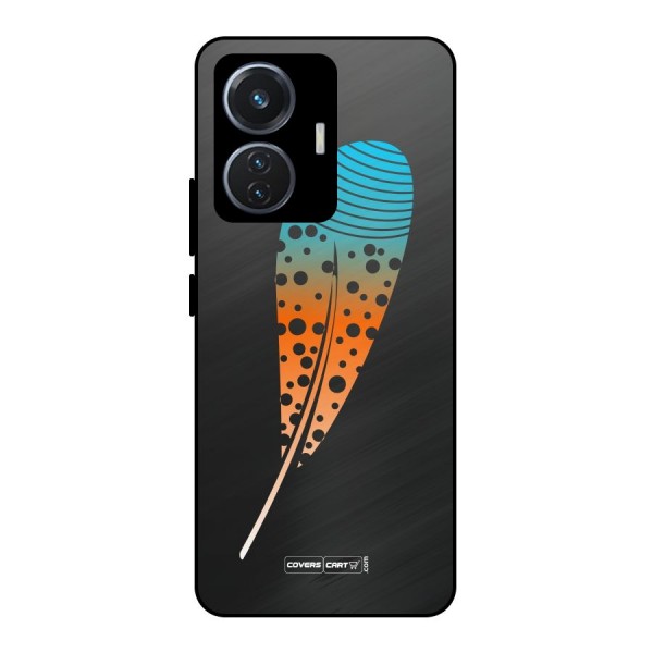 Magical Feather Metal Back Case for iQOO Z6 44W