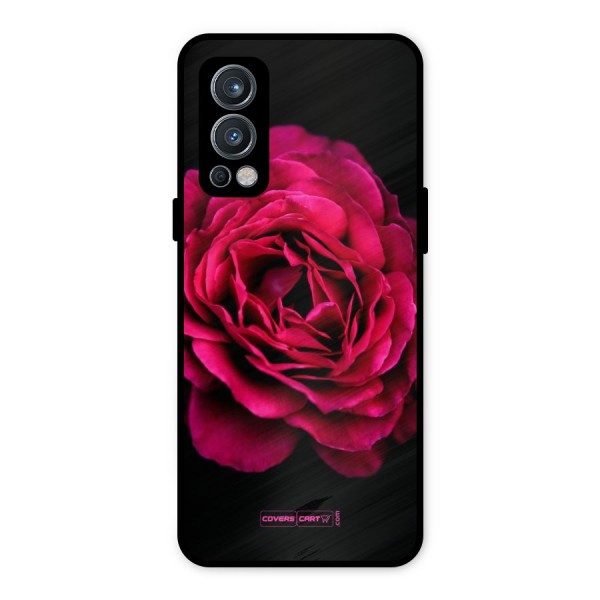 Magical Rose Metal Back Case for OnePlus Nord 2 5G