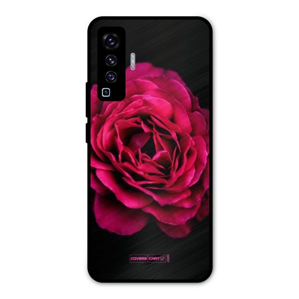 Magical Rose Metal Back Case for Vivo X50