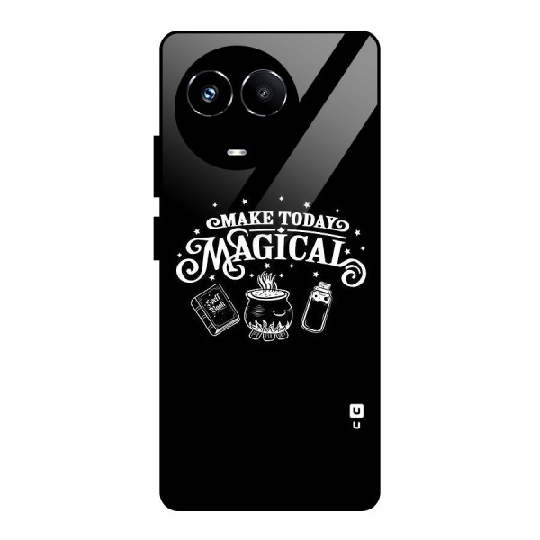 Make Today Magical Glass Back Case for Realme 11X