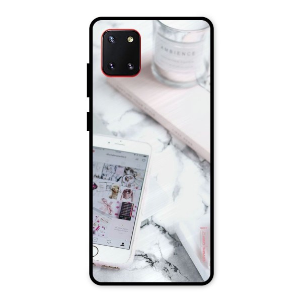 Make Up And Phone Metal Back Case for Galaxy Note 10 Lite