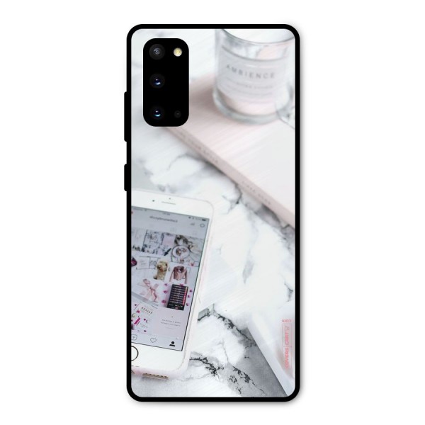 Make Up And Phone Metal Back Case for Galaxy S20