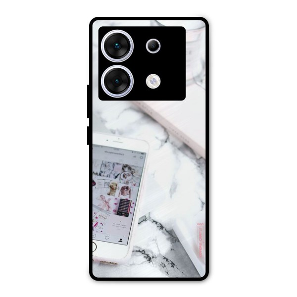 Make Up And Phone Metal Back Case for Infinix Zero 30 5G