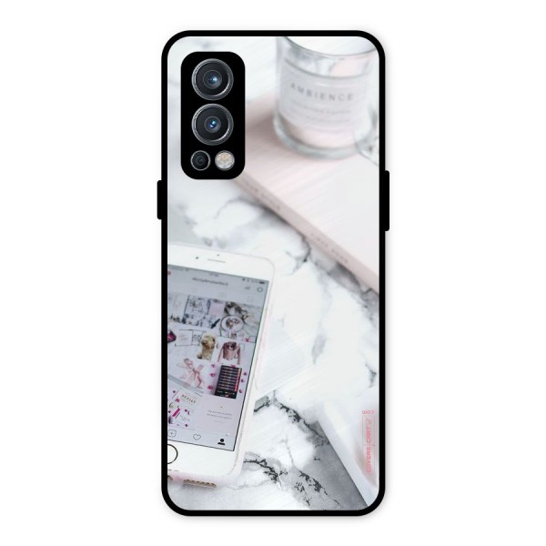 Make Up And Phone Metal Back Case for OnePlus Nord 2 5G