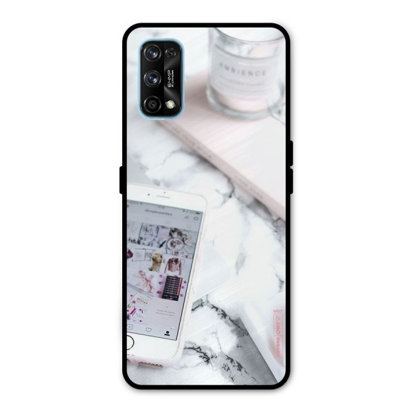 Make Up And Phone Metal Back Case for Realme 7 Pro