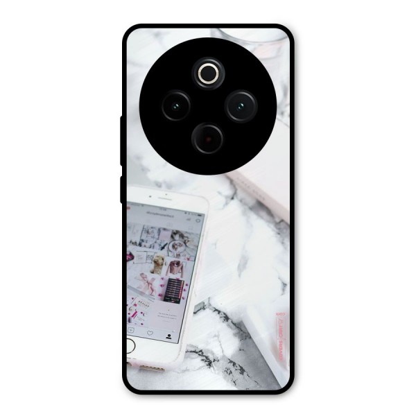 Make Up And Phone Metal Back Case for Vivo T4