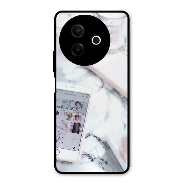 Make Up And Phone Metal Back Case for Vivo Y39