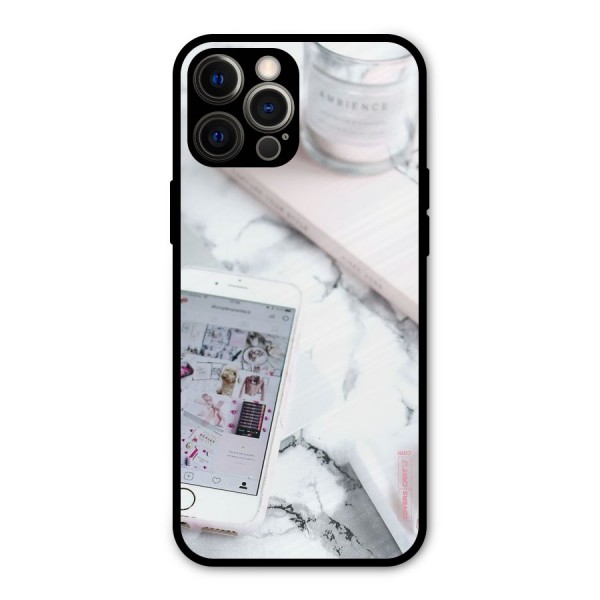 Make Up And Phone Metal Back Case for iPhone 12 Pro Max