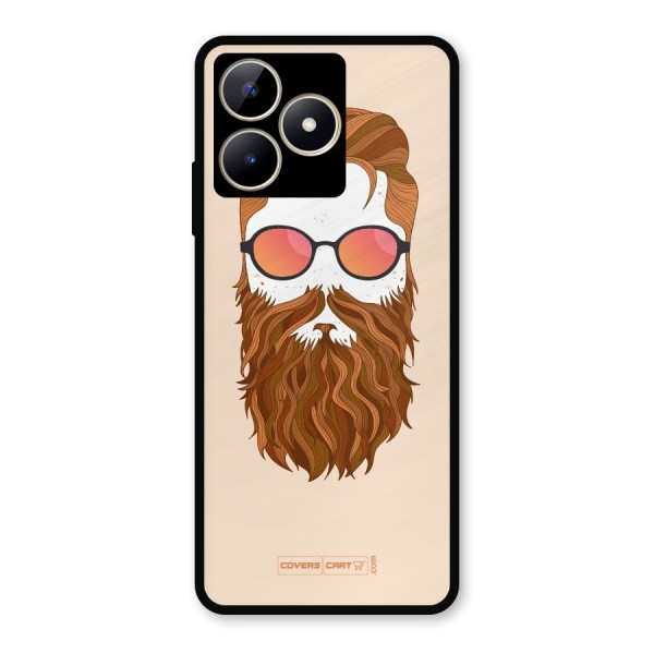 Man in Beard Metal Back Case for Realme C53