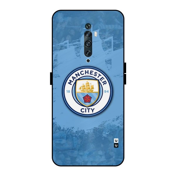 Manchester City Club Metal Back Case for Oppo Reno2 F