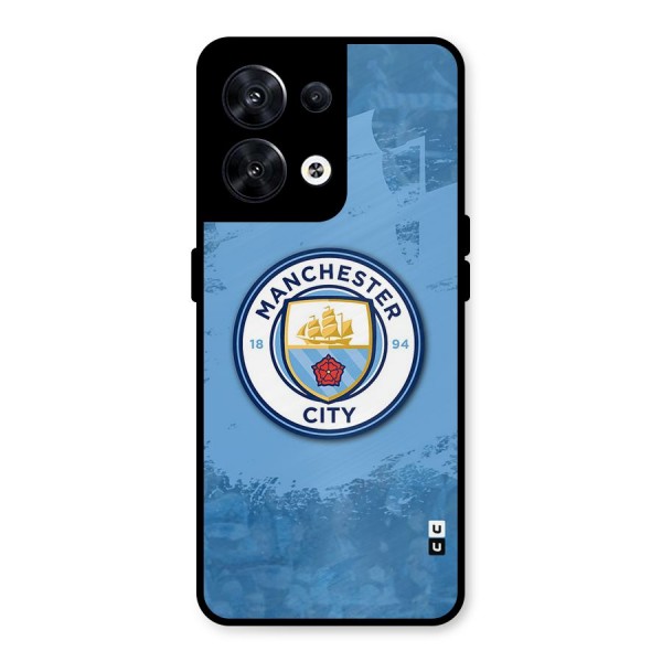Manchester City Club Metal Back Case for Oppo Reno8 5G