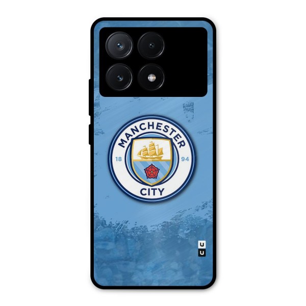 Manchester City Club Metal Back Case for Poco X6 Pro