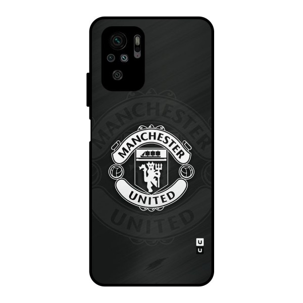 Manchester United Metal Back Case for Redmi Note 10S