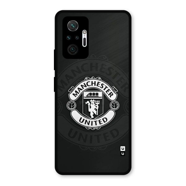 Manchester United Metal Back Case for Redmi Note 10 Pro Max