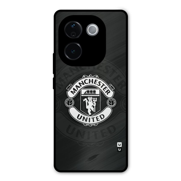 Manchester United Metal Back Case for Vivo T3 Pro