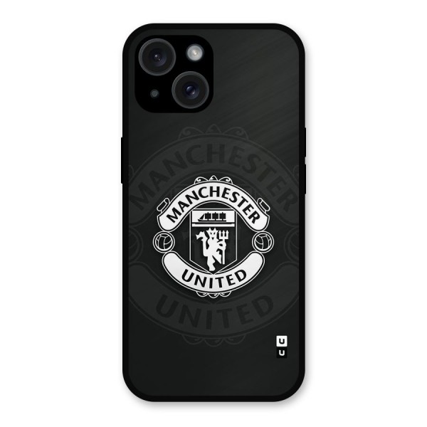 Manchester United Metal Back Case for iPhone 15