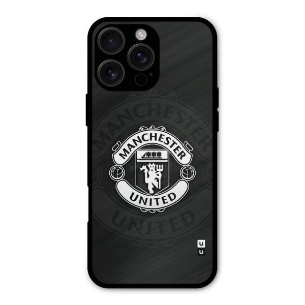 Manchester United Metal Back Case for iPhone 16 Pro Max