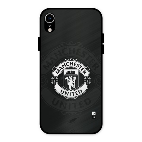 Manchester United Metal Back Case for iPhone XR