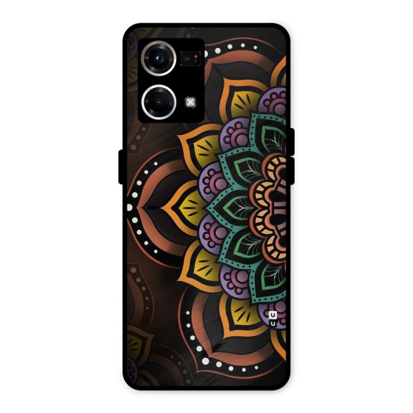 Mandala Artist Metal Back Case for Oppo F21 Pro 4G