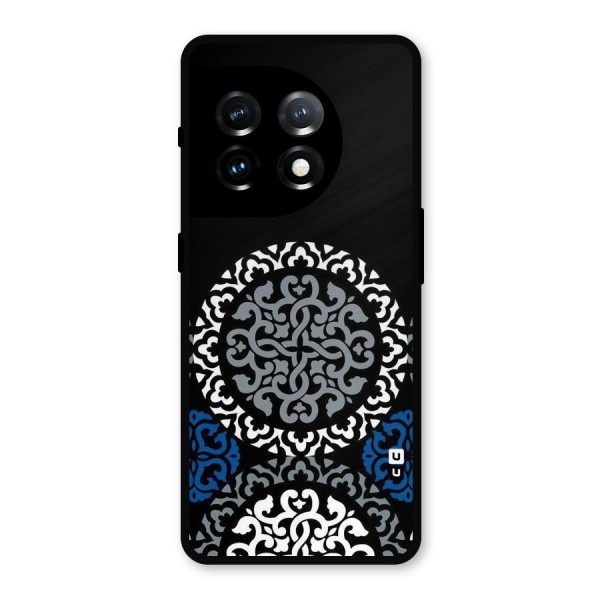 Mandala Circle Pattern Metal Back Case for OnePlus 11