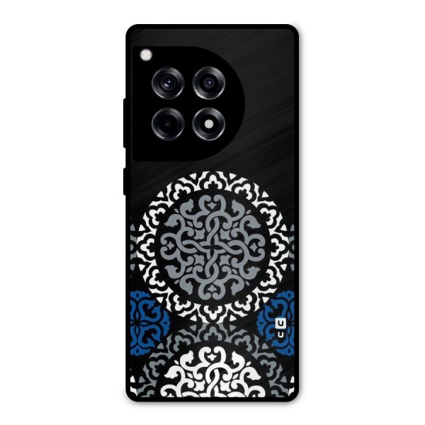 Mandala Circle Pattern Metal Back Case for OnePlus 12R