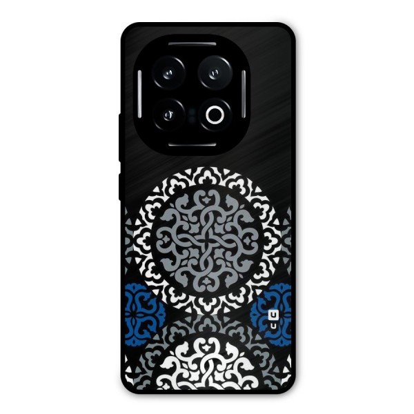 Mandala Circle Pattern Metal Back Case for iQOO 13