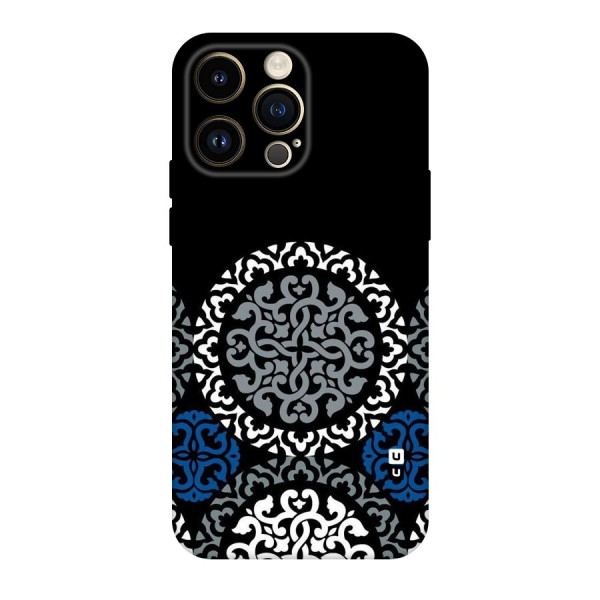 Mandala Circle Pattern Original Polycarbonate Back Case for iPhone 14 Pro Max