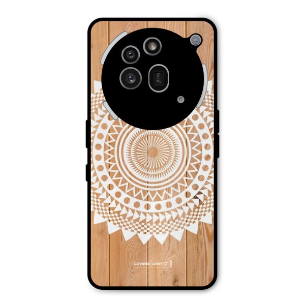 Mandala Design Metal Back Case for Nothing Phone 3a Pro