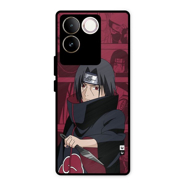 Mang Itachi Metal Back Case for iQOO Z7 Pro
