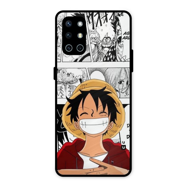 Manga Style Luffy Metal Back Case for OnePlus 9R