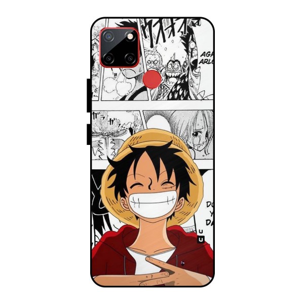 Manga Style Luffy Metal Back Case for Realme C12