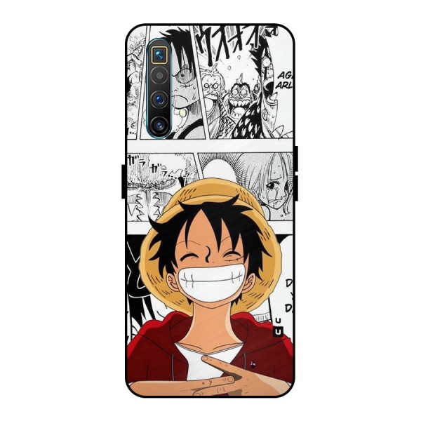 Manga Style Luffy Metal Back Case for Realme X3