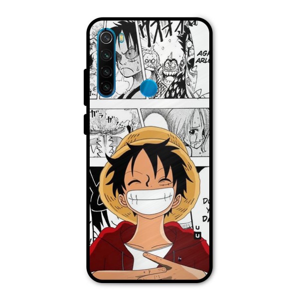 Manga Style Luffy Metal Back Case for Redmi Note 8