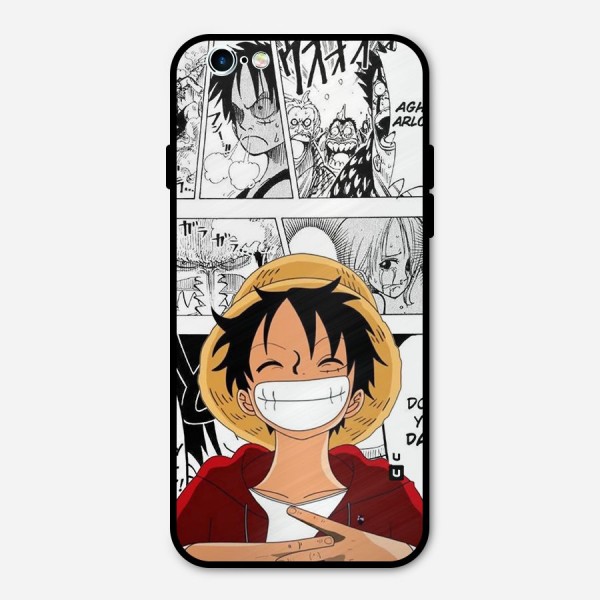 Manga Style Luffy Metal Back Case for iPhone 6 6s