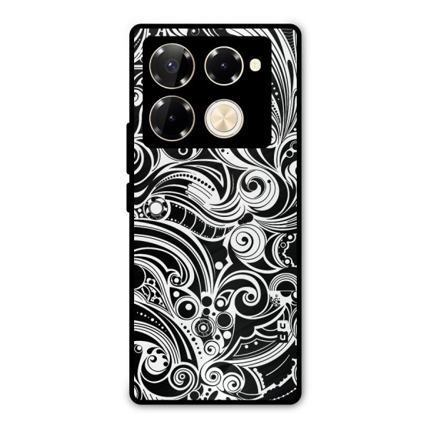 Maori Art Design Abstract Metal Back Case for Infinix Note 40 Pro Plus