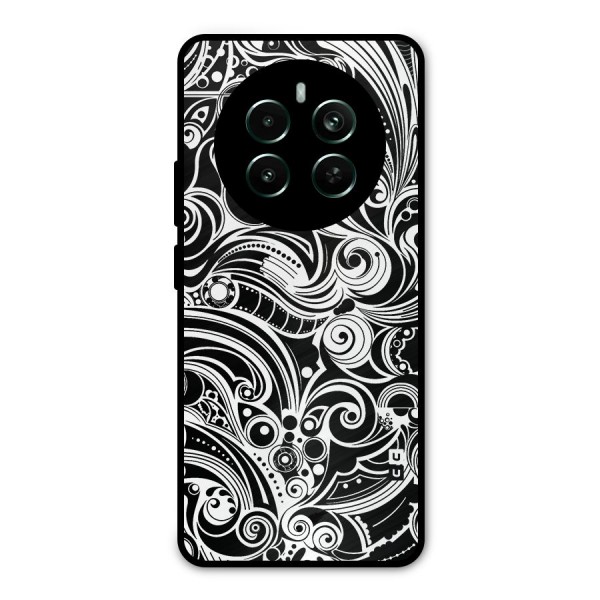 Maori Art Design Abstract Metal Back Case for Realme 12 Pro Plus