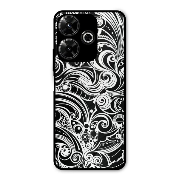 Maori Art Design Abstract Metal Back Case for Redmi 13 5G