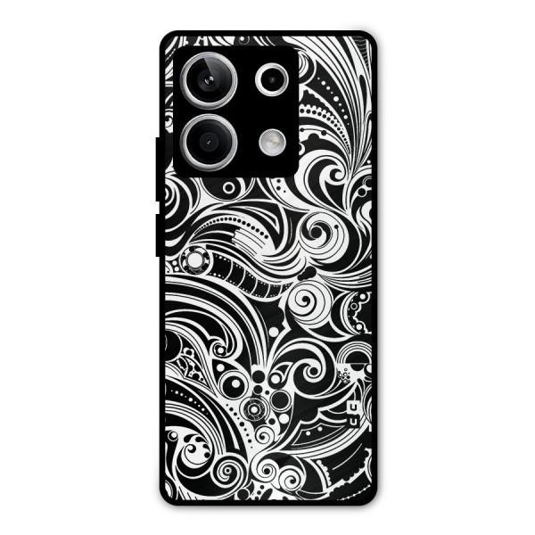 Maori Art Design Abstract Metal Back Case for Redmi Note 13 5G