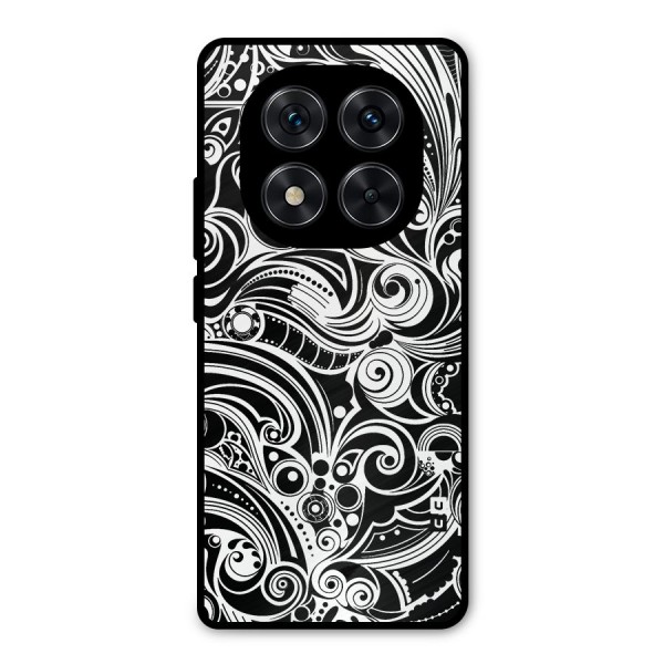 Maori Art Design Abstract Metal Back Case for Redmi Note 14 Pro 5G