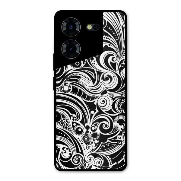 Maori Art Design Abstract Metal Back Case for Tecno Pova 5 Pro 5G
