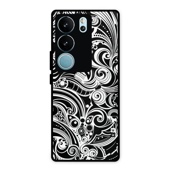 Maori Art Design Abstract Metal Back Case for Vivo V29