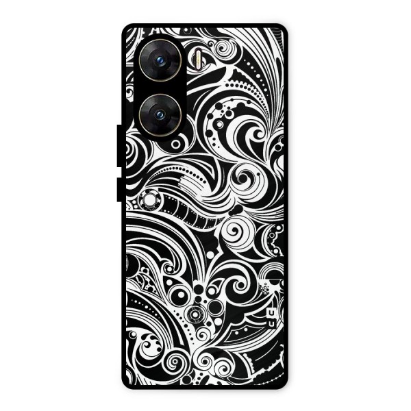 Maori Art Design Abstract Metal Back Case for Vivo V29e