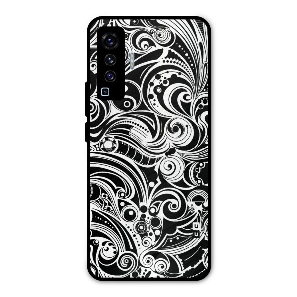 Maori Art Design Abstract Metal Back Case for Vivo X50